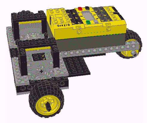 CAD model for the Lego RCX robot challenge