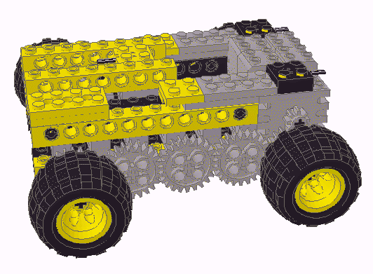 Dale's CAD model for the Lego RCX robot challenge