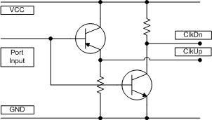 Signal input from RCX to shift register