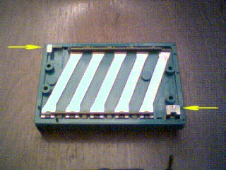 Lego RCX Battery Connection Pads