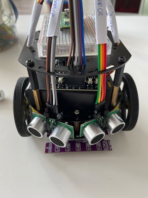 Coder Dojo Robot Waiting to be wired