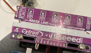 Maker line on robot
