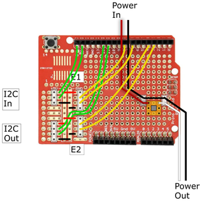 2023 diagram for the protoboard on the Piwars robot