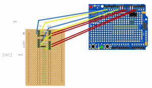2019 diagram for the protoboard on the Piwars robot