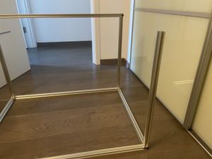 The frame with the front added, most of the box shape now in place