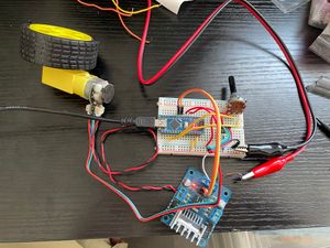 Arduino Nano with encoder motor and L298n motor driver board