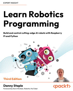 The cover for Learn Robotics Programming, 3rd Edition