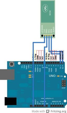 Connecting the bluetooth control to the Arduino