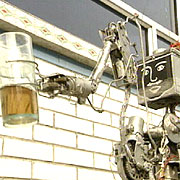 Wu Yulu's robot offering a drink