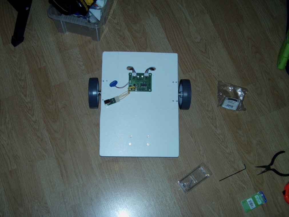 robot chassis with wheels