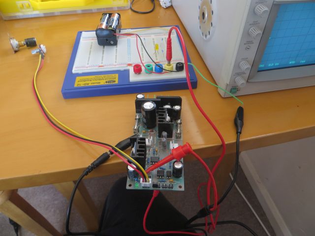 Power Board Wired For Probing