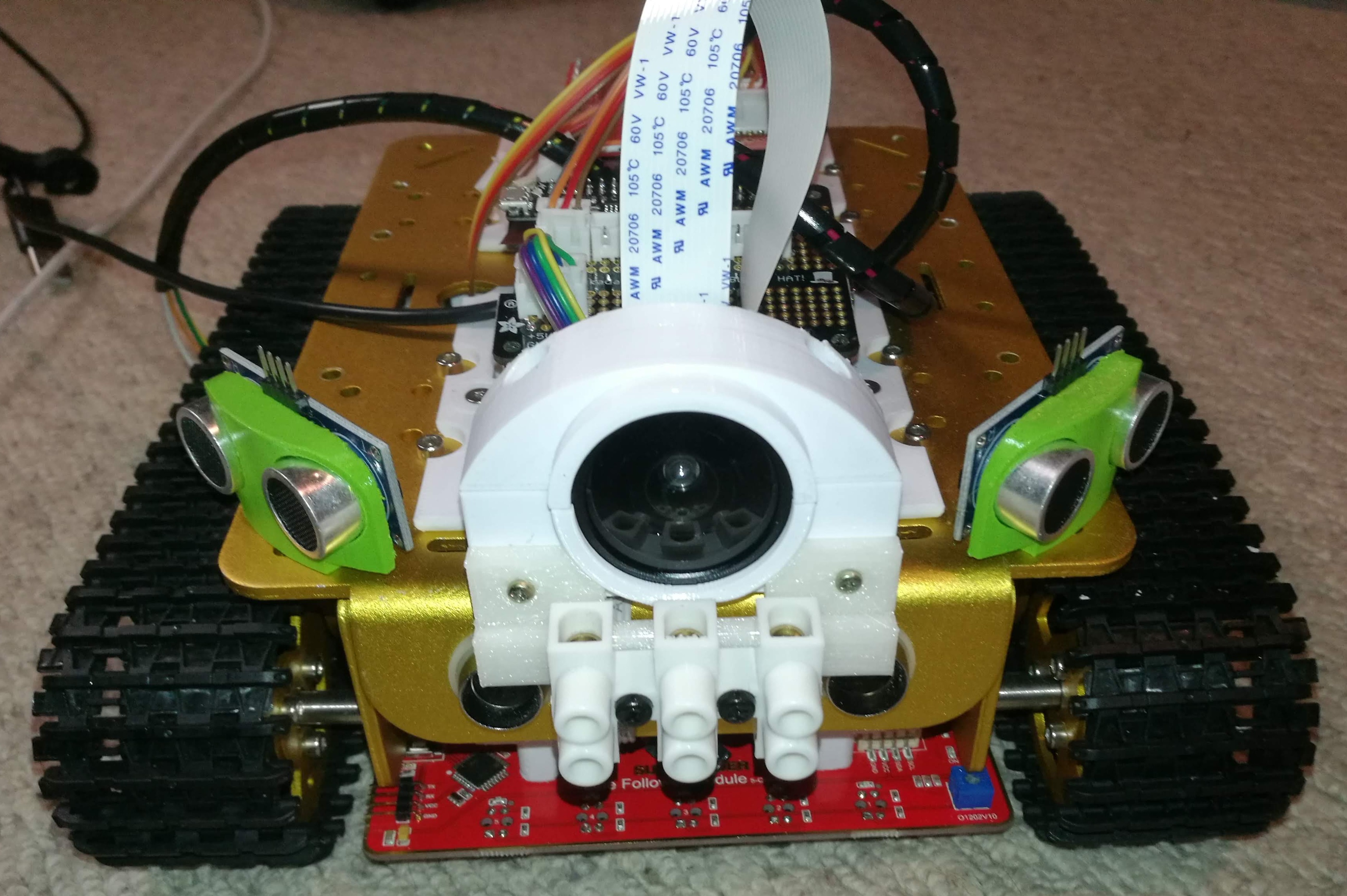 Piwars 2019 - Big Ole Yellow - Tracked Robot
