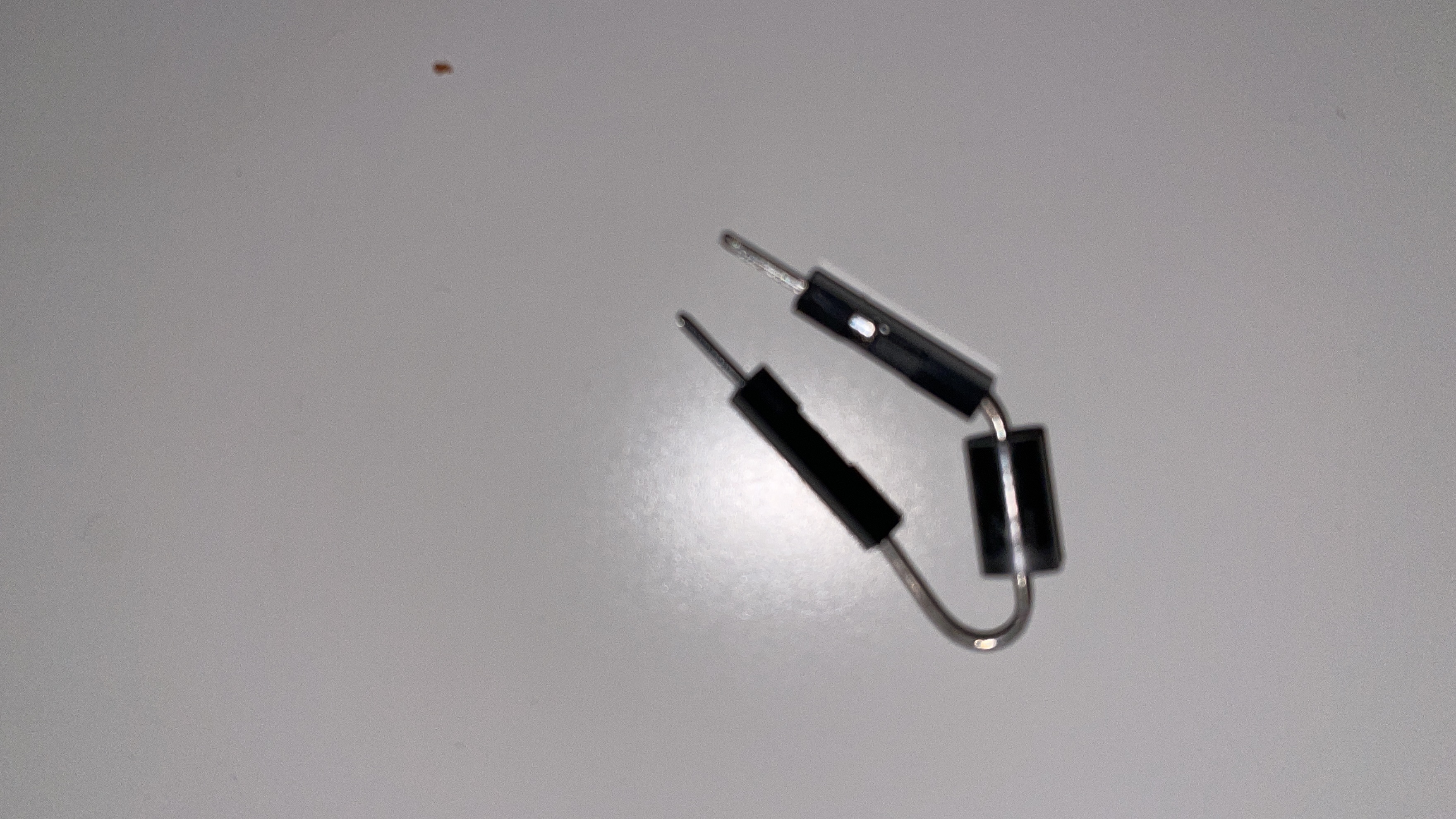 Diode trick - crimping male connectors