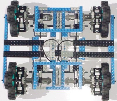 Lego Technic tristar wheel vehicle