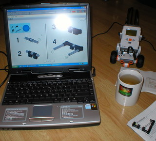 Building a Lego Mindstorms NXT Robot with a Cup of Tea
