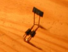 One set of diodes soldered